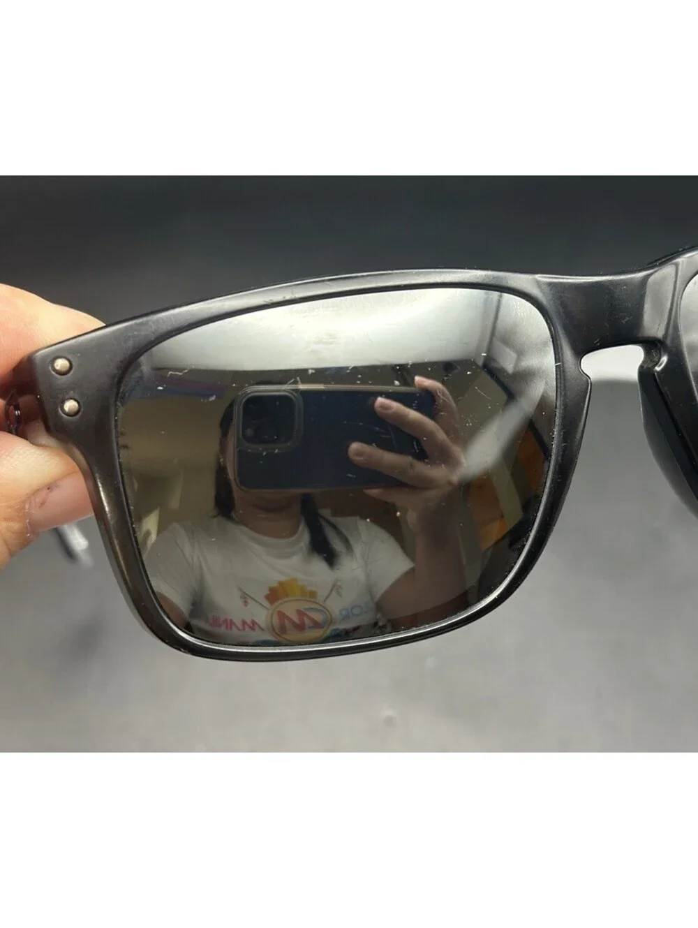 Oakley Holbrook Black/Blue-Clear Fade W/Prizm Tungsten Polarized Lenses